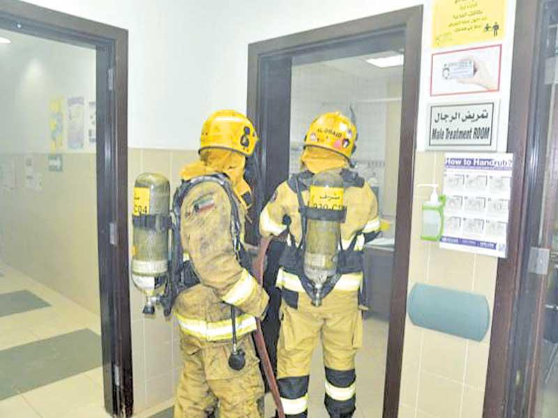 جانب من التمرين