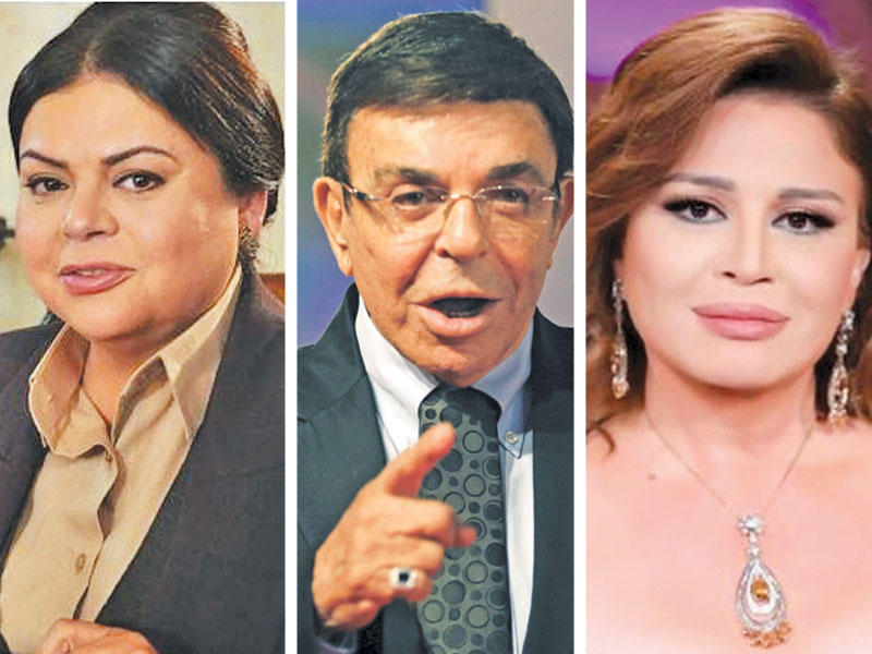 الممثلة إلهام شاهين - الممثل سمير صبري  -الممثلة ماجدة زكي