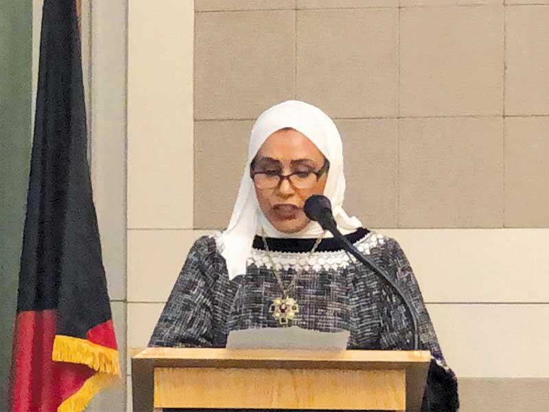 قرينة مندوب الكويت الدائم لدى الأمم المتحدة سعاد العتيبي