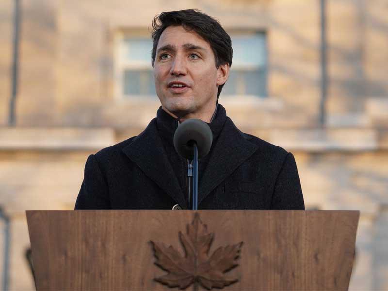 رئيس الوزراء الكندي جاستن ترودو 
