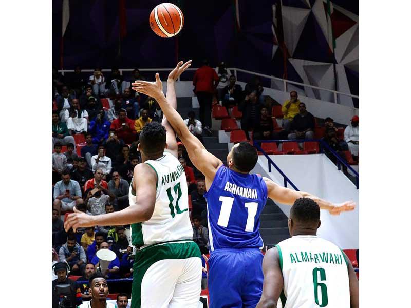 جانب من مباراة الكويت والسعودية