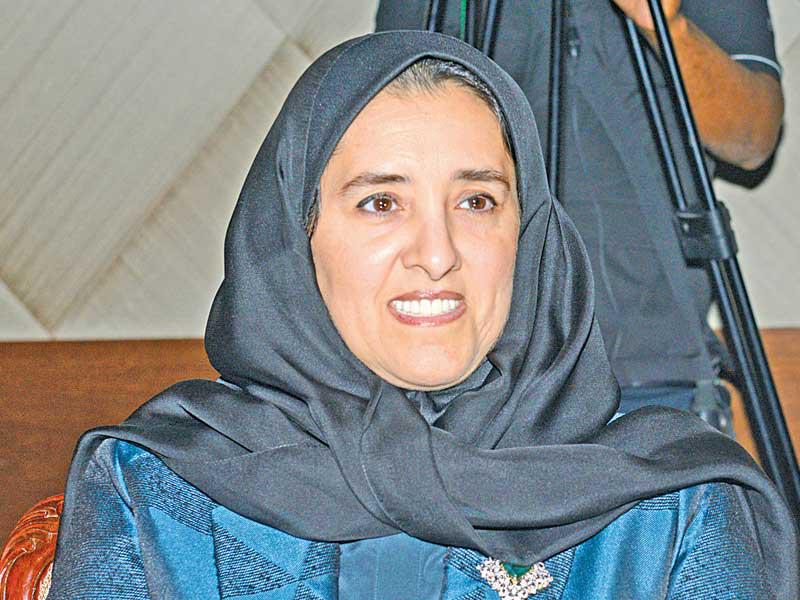 رئيسة مجلس أمناء الجائزة الشيخة عايدة السالم 