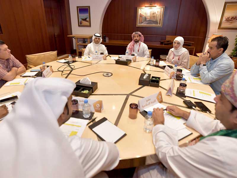 جانب من اجتماع اللجنة الإعلامية