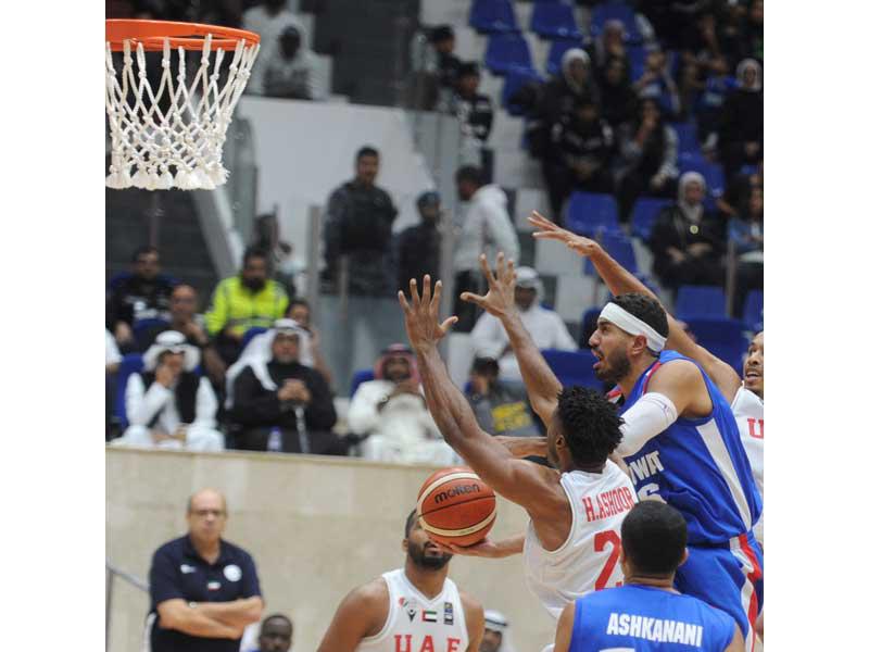 محاولة التسجيل في سلة الإمارات