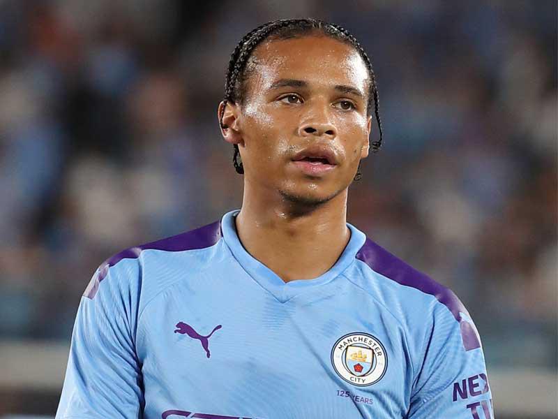  ليروي ساني لاعب مانشستر سيتي