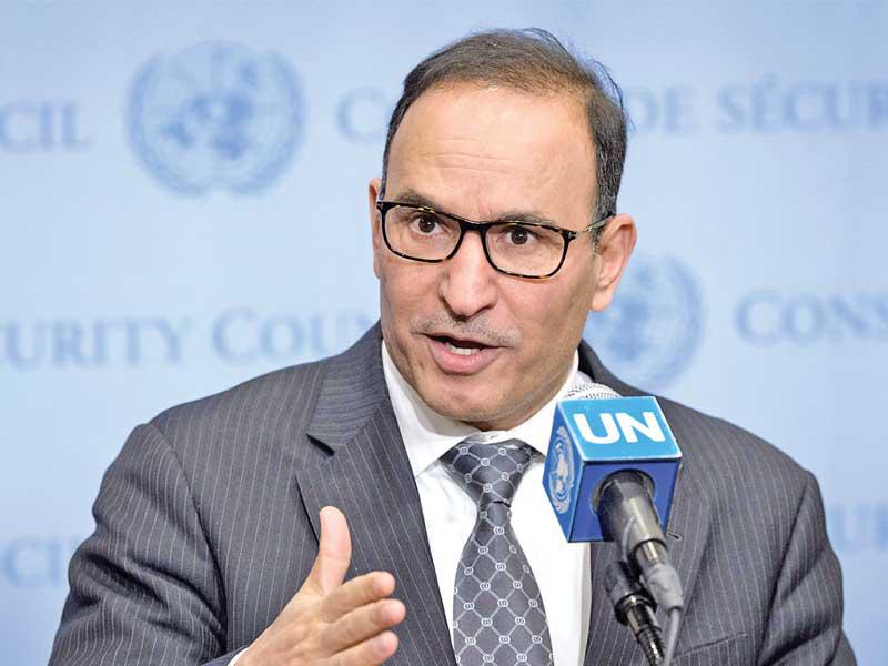 المندوب الدائم لدى الأمم المتحدة السفير منصور العتيبي