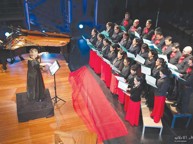 جانب من الأمسية 