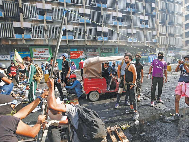 التظاهرات العراقية الأخيرةn