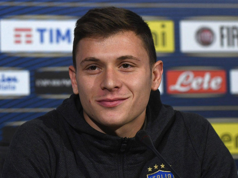 نيكولو باريلا مهاجم إنتر ميلان الإيطالي