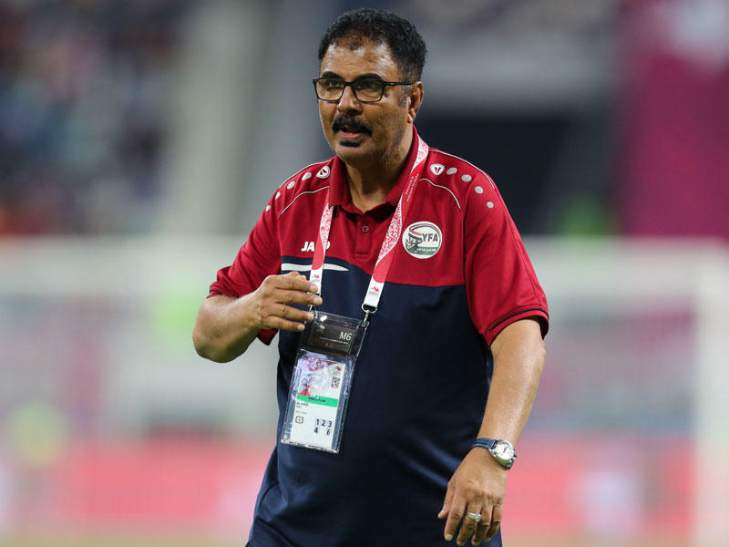 المدير الفني للمنتخب اليمني لكرة القدم سامي النعاش 