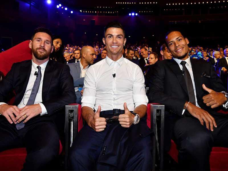 فان دجيك وكريستيانو وميسي