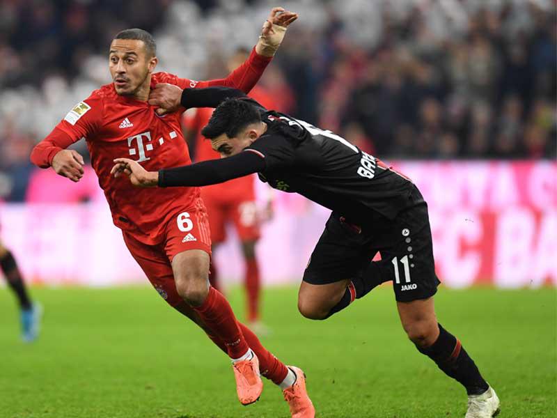 جانب من لقاء ليفركوزن وميونيخ