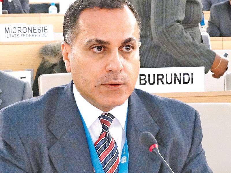 مندوب الكويت الدائم لدى الأمم المتحدة والمنظمات الدولية الأخرى في جنيف السفير جمال الغنيم