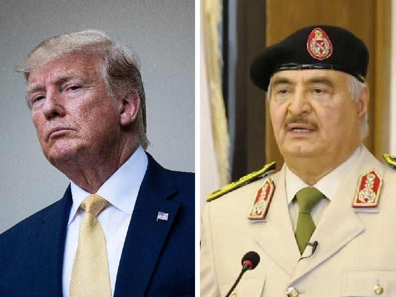خليفة حفتر  - ترامبn