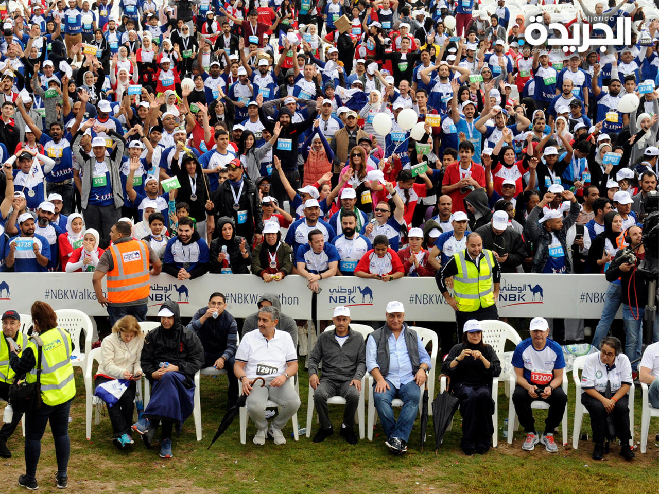  حشود كبيرة في حفل التكريم 