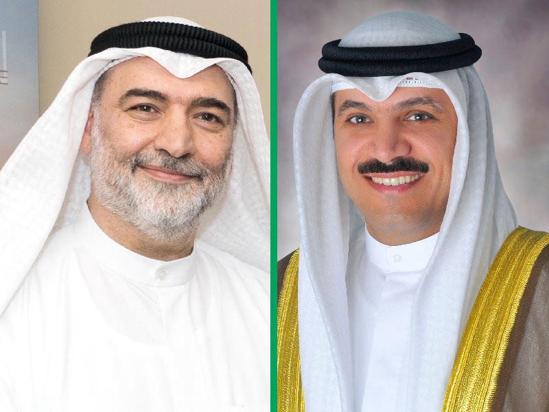 د. محمد الهاشل محافظ بنك الكويت المركزي - المدير العام لشركة شورى الشيخ عبدالستار القطان 