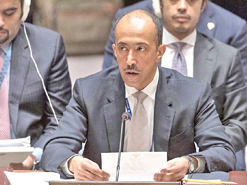 نائب مندوب الكويت الدائم لدى الأمم المتحدة الوزير المفوض بدر المنيخ
