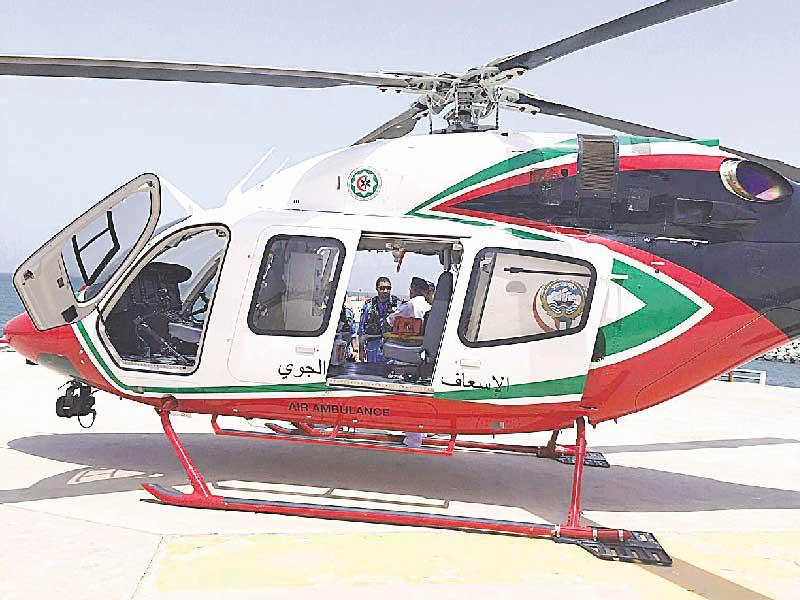 إحدى طائرات الإسعاف الجوي