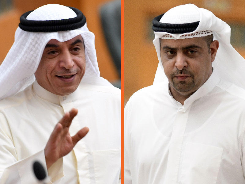 النائب راكان النصف - وزير التربية وزير التعليم العالي د. حامد العازمي 