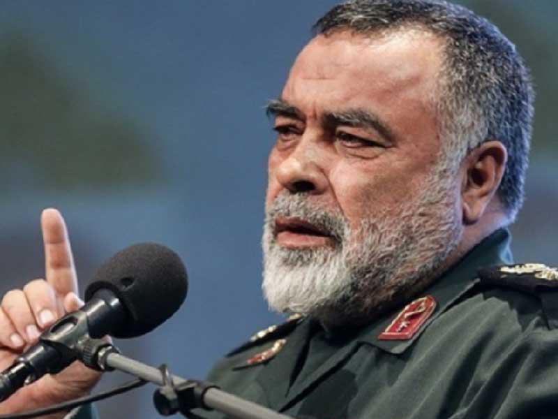 اللواء مرتضى قرباني مستشار قائد الحرس الثوري الإيراني حسن سلامي