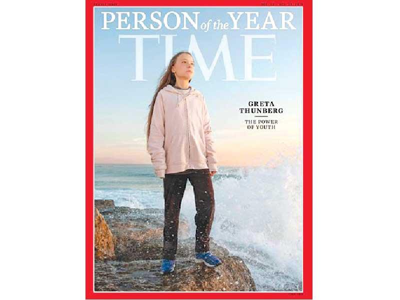 «تايم» تختار تونبرغ شخصية 2019