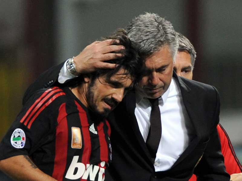 غاتوزو وأنشيلوتي عام 2008