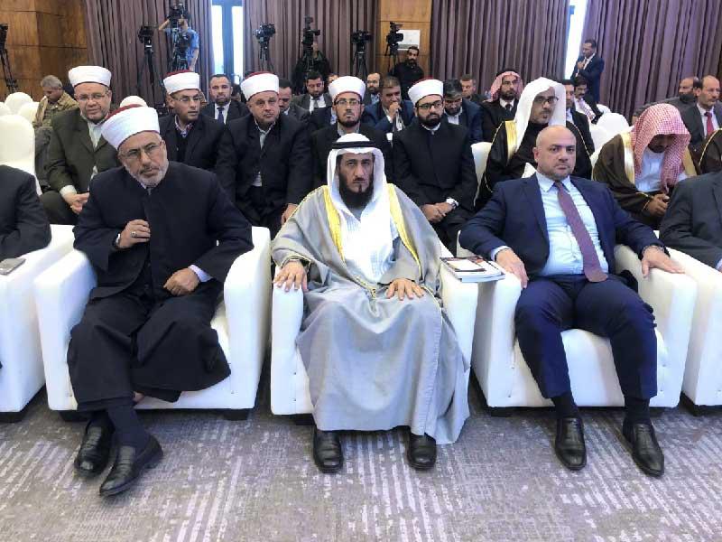 وكيل وزارة الاوقاف فريد عمادي خلال الافتتاح