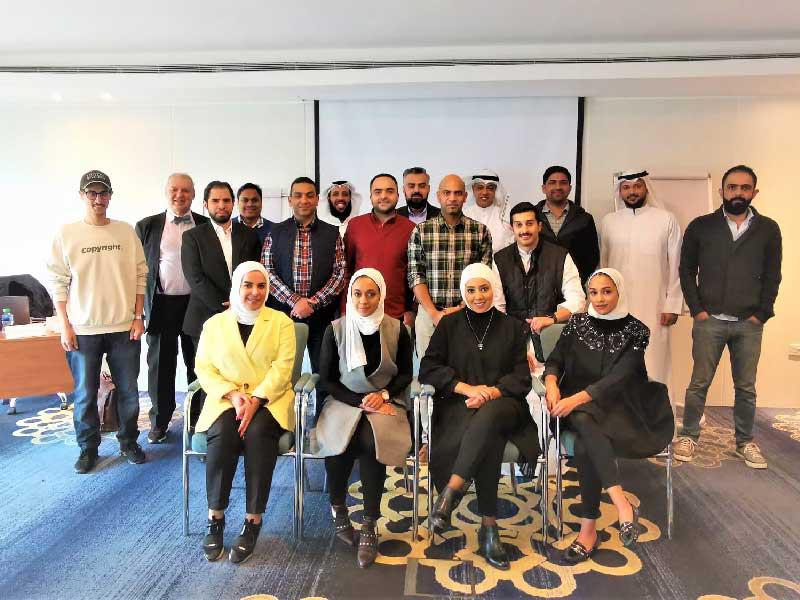 جانب من المتدربين