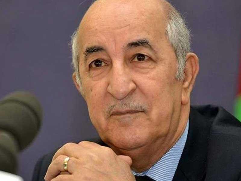 الرئيس الجزائري عبدالمجيد تبون