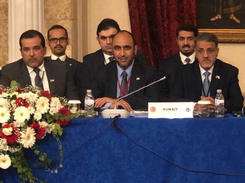 الدلال وعبدالله في اجتماع الجمعية البرلمانية الآسيوية