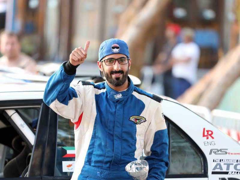 بطل الراليات مشاري الظفيري