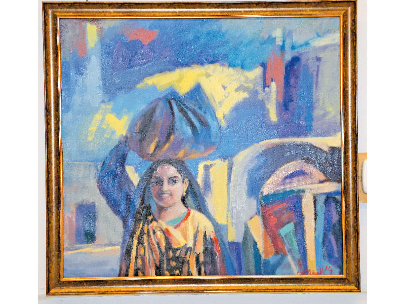 من الأعمال المعروضة 