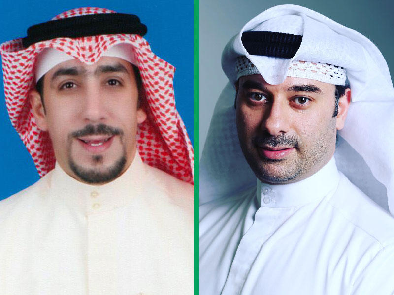 عبدالله الموسوي مدير شركة برافو هومز للمقاولات العامة ويوسف الأمير المدير العام لمجموعة شركات لاجين