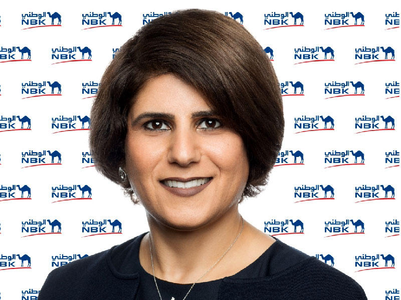 منال المطر مساعدة المدير العام لإدارة العلاقات العامة في بنك الكويت الوطني
