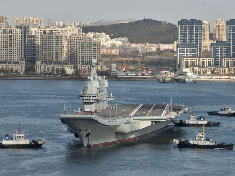 حاملة الطائرات شاندونغ في نوفمبر