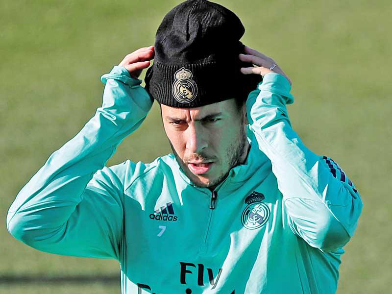 لاعب وسط ريال مدريد البلجيكي إيدن هازارد