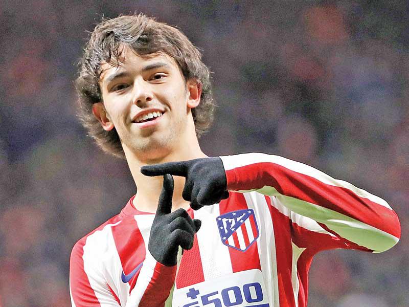 لاعب أتلتيكو مدريد الإسباني البرتغالي جواو فيليكس