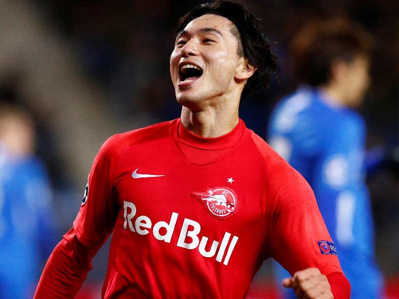  لاعب ريد بول سالزبورغ النمساوي لكرة القدم تاكومي مينامينو 