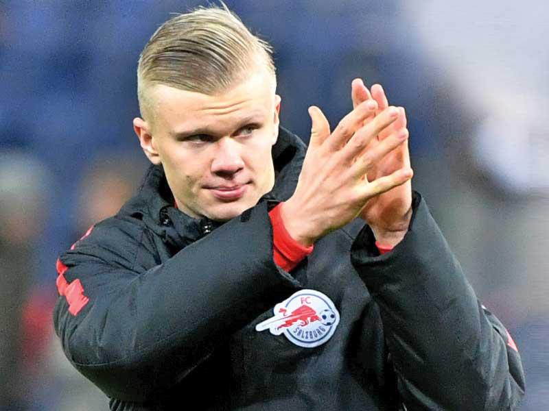 مهاجم نادي سالزبورغ النمساوي إرلينج هالاند