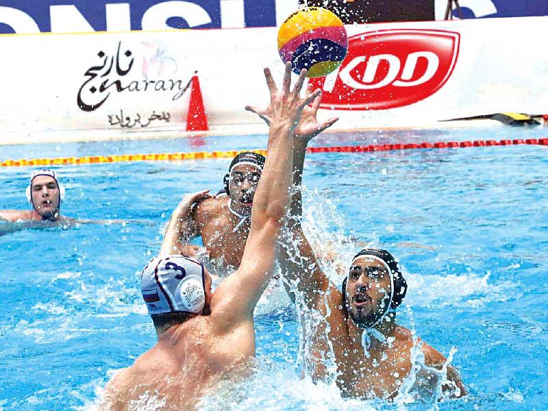 جانب من مباراة الكويت وروسياn