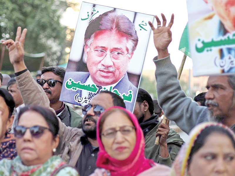 تعليق جثة حاكم باكستان العسكري السابق برويز مشرف إذا لم يعدم