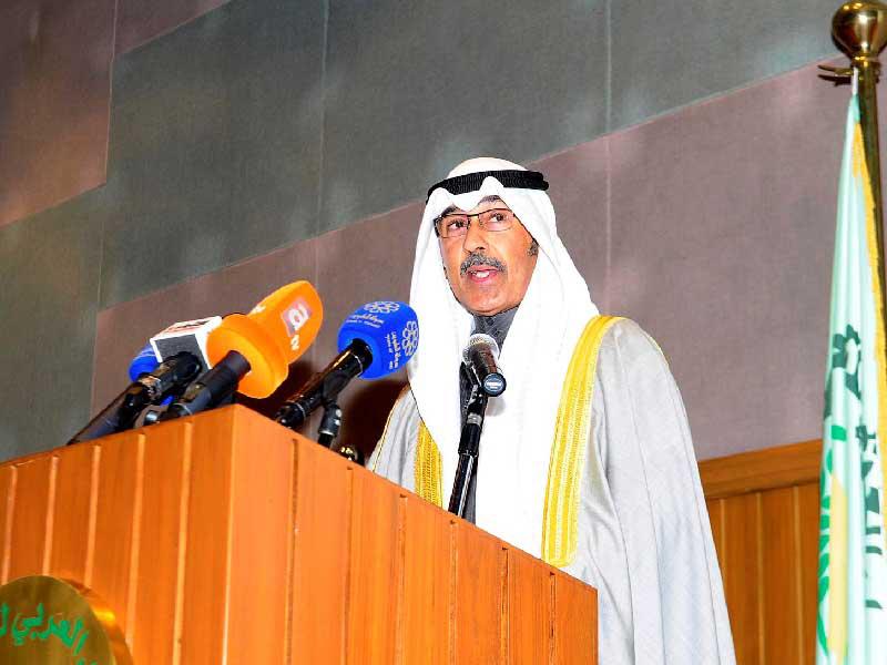 محافظ الأحمدي الشيخ فواز الخالد الصباح يلقي كلمته 