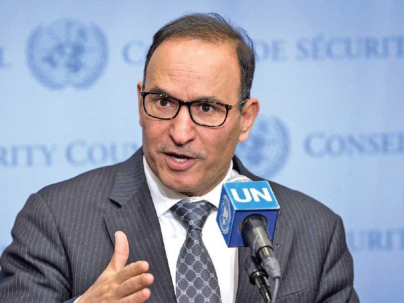 المندوب الدائم السفير منصور العتيبي