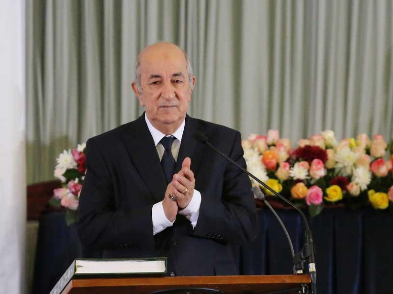 الرئيس الجزائري الجديد عبدالمجيد تبون 
