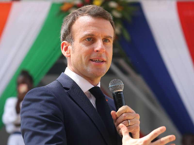 الرئيس الفرنسي إيمانويل ماكرون