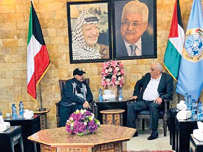 محافظ أريحا والأغوار مستقبلاً السفير الديحاني