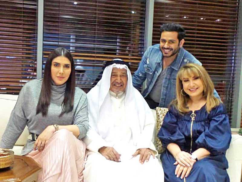 الفنانة هدى حسين والنبهان وزهرة وعبد الله بوشهري