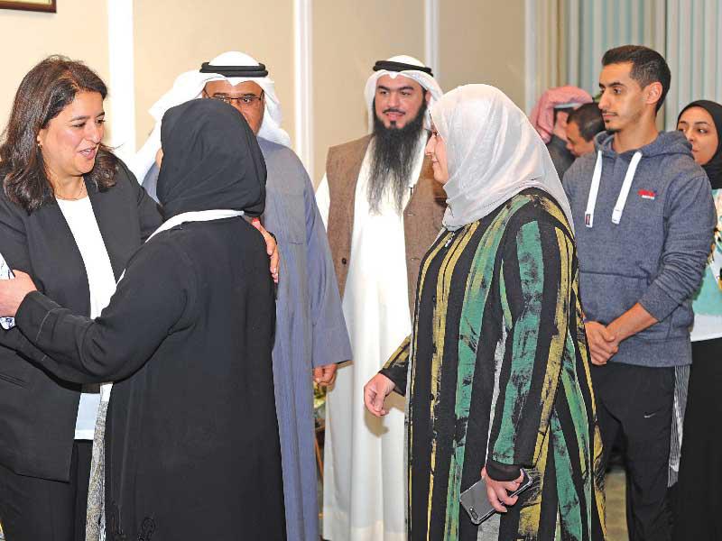 وزيرة الأشغال العامة وزيرة الدولة لشؤون الإسكان د. رنا الفارس تستقبل المهنئين 