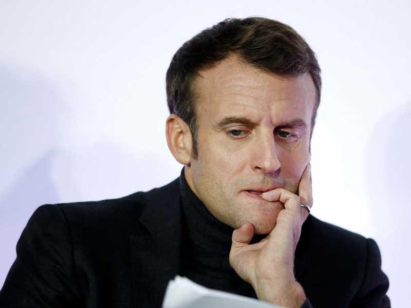 الرئيس الفرنسي إيمانويل ماكرون 