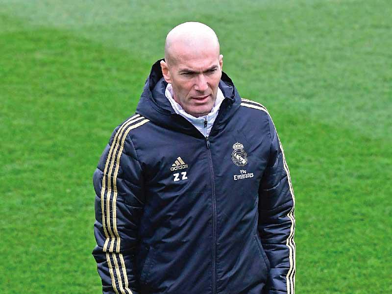 زين الدين زيدان المدير الفني لريال مدريد